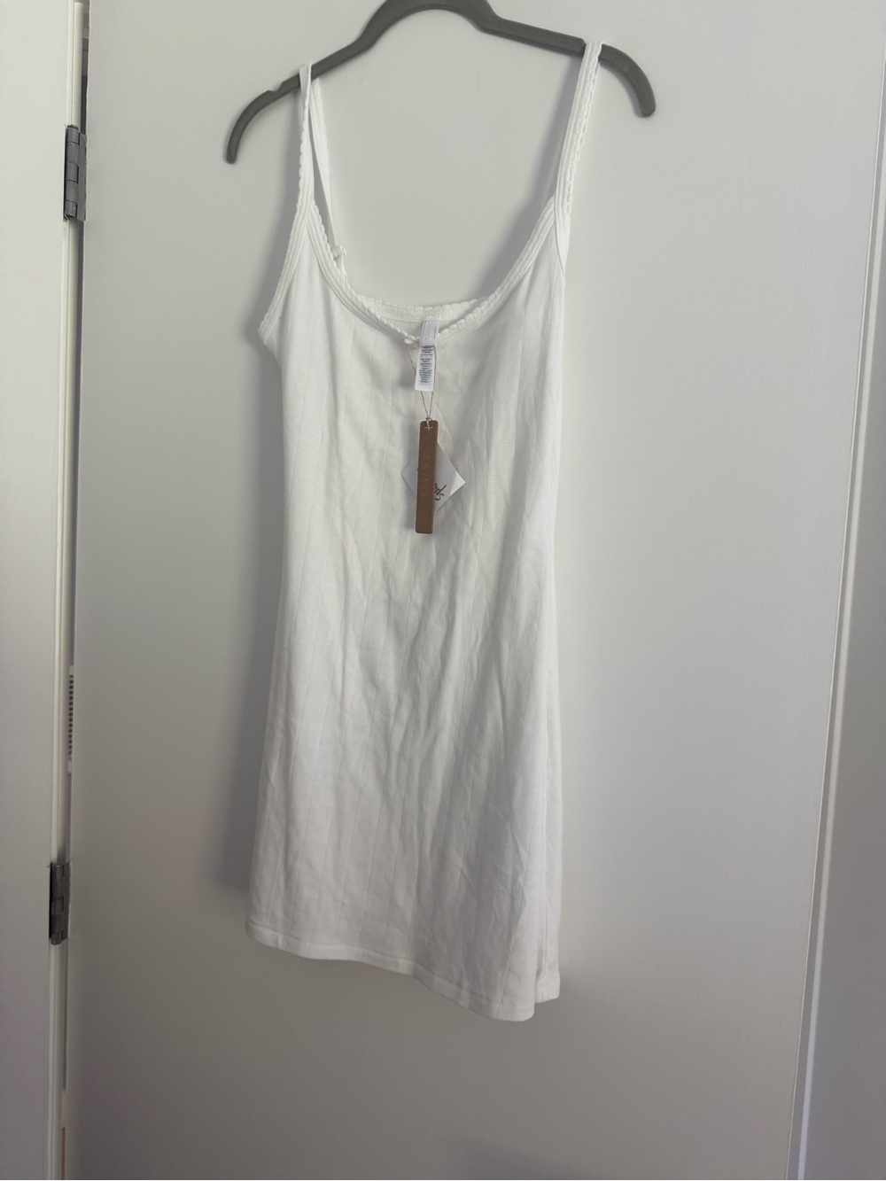 NWT- White SKIMS Harrods slip dress Size M #slipdress #luxury